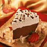 Chocolate dessert shown on TJ’s current fundraising website